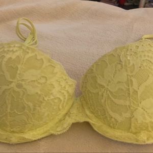 Victoria’s Secret PINK date push up lace Demi bra